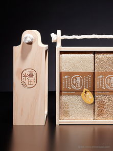 上海包装设计公司设计欣赏 喜田米品牌有机大米包装设计